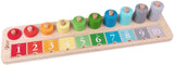 Comptoir empilable en bois Classic World World, 66 pcs.
