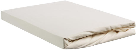 Ambiante katoen - splittopper hoeslaken - 140x200 - gebroken wit