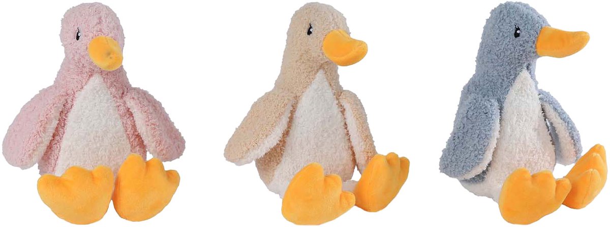 Peluche peluche mini club - canard, 18cm