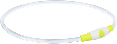 Trixie collier lumineux lampe flash USB rechargeable TPU vert