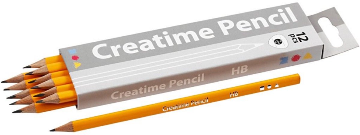 Entreprise créative https: www.ccobby.nl crayons scolaires-l-17-5-cm-hb-thickness-7-mm-filling-2-mm-12-piece-1-box