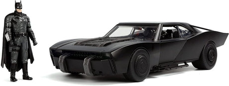Jada Toys Batman 2022 1 18 Hollywood Rides Batmobil - à collectionner - avec figurine Batman
