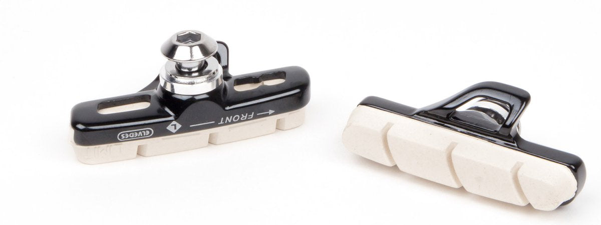 Elvedes Velgrem Cubes (1Paar) Road55mm White Alu Cam. Carte 6836