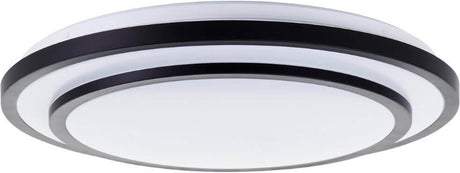 Brilliant luciano - plafonnier - LED 36w - noir