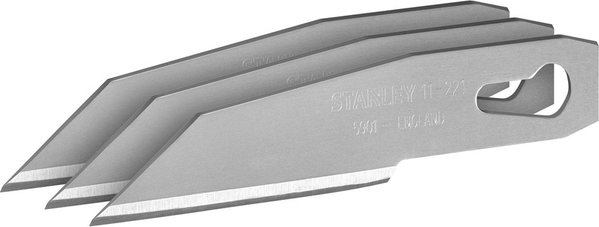 Couteaux de rechange Stanley 5901 - carte 3 pièces