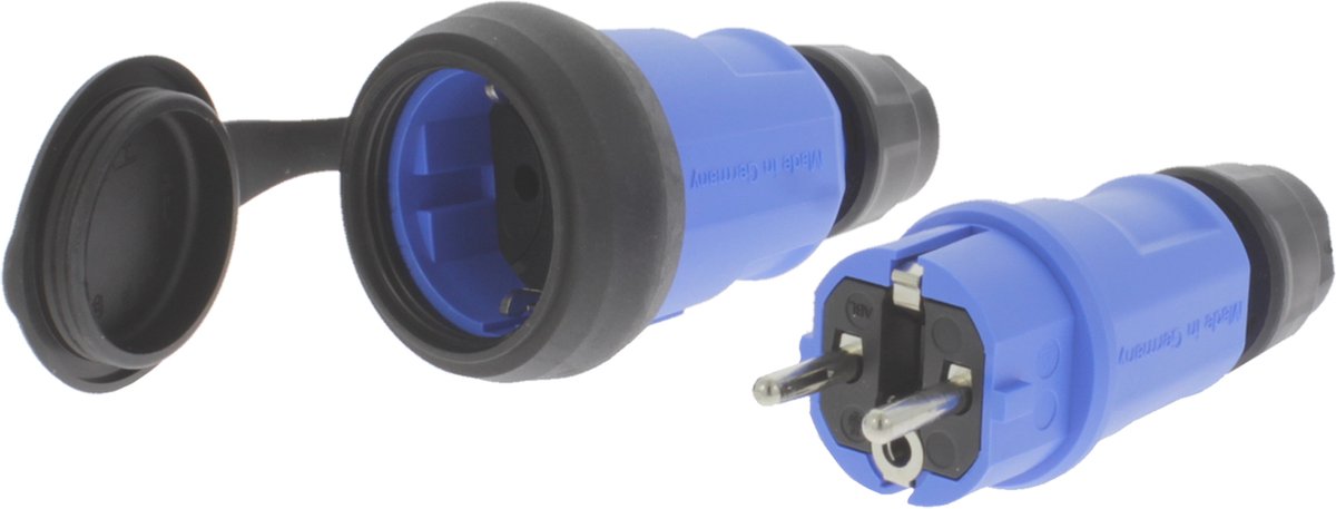 Jeu de fiches Q-link - fiche et prise - noir - bleu