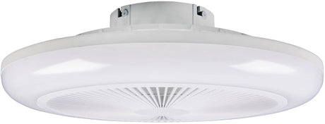 Rl vis ta lumière réalité holmsund - ventilateur - blanc - incl. 1x SMD 20 W - télécommande - variateur intégré - couleur de lumière réglable en continu - changeur de couleurs RGBW - 3 réglages de vitesse - fonction mémoire via la télécommande - dynamique