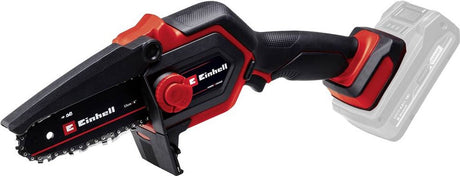 Mini tronçonneuse à batterie Einhell ge-ps 18 15 li bl-solo - power x-change - 18 v li-ion - moteur sans balais - longueur de lame : 20 cm - max. longueur de coupe : 14 cm - vitesse de la chaîne : 4,8 m s - excl. batterie et chargeur