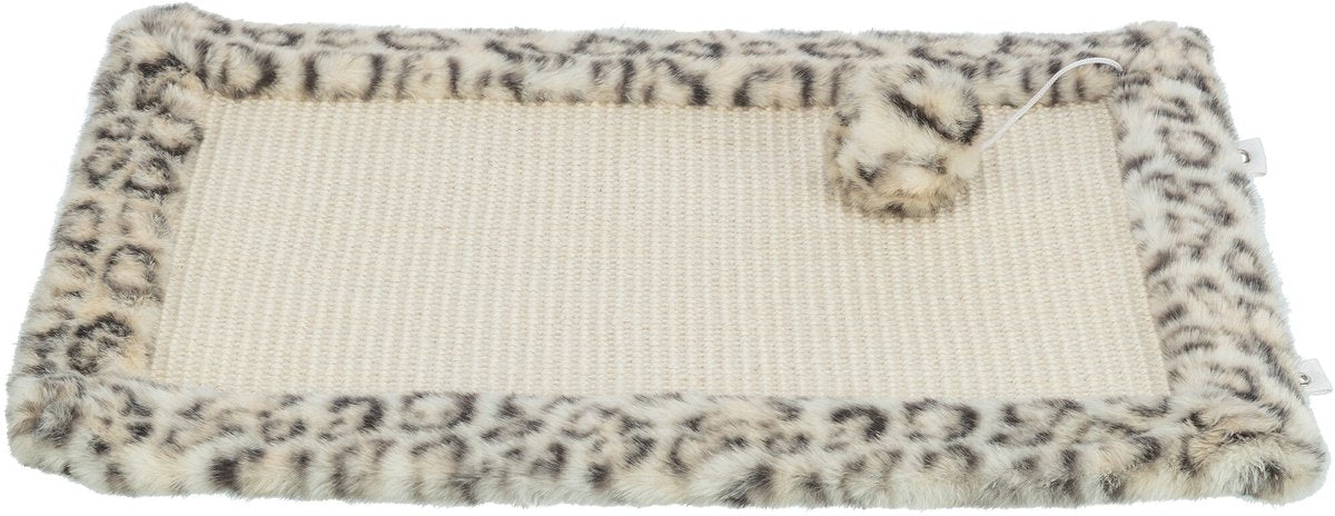 Trixie tapis à gratter leo imprimé léopard crème