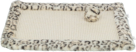 Trixie tapis à gratter leo imprimé léopard crème