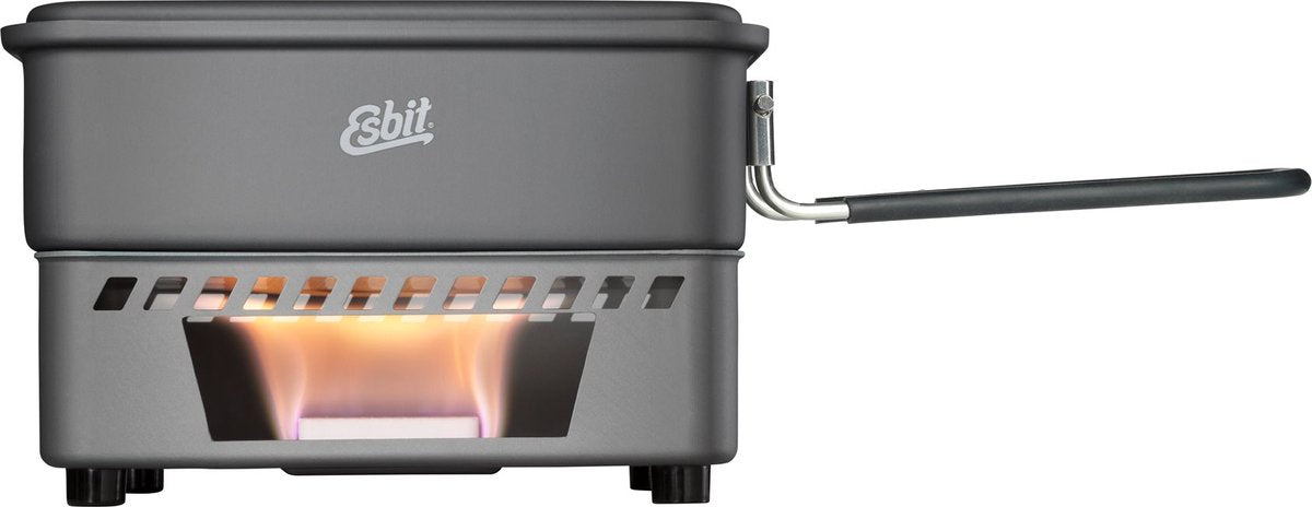 Réchaud d'extérieur Esbit 1,1 l - brûleur avec marmite - aluminium