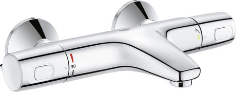 Robinet de bain thermostatique Grohe Precision Trend - 15 cm - économie d'eau - avec inverseur - chrome