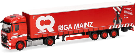 Herpa Mercedes Benz Actros S. g.sz. Riga Mayence