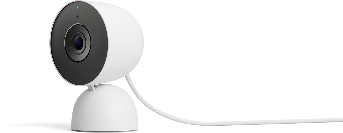 Google Nest Cam Indoor - Caméra de sécurité - Filaire - 3ème génération - Neige