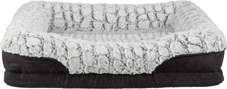 Trixie Vital Dog Basket Lino Angular Black Grey