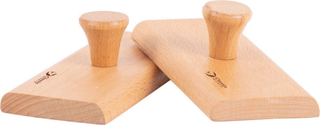 Percussion de bloc de sable en bois du monde classique, 2 pcs.