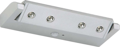 Briloner - Lampe d'armoire à base LED - Lampe de cuisine - Lampe de placard - Éclairage d'escalier - Détecteur de mouvement - Couleur titane - ip20 - Batterie
