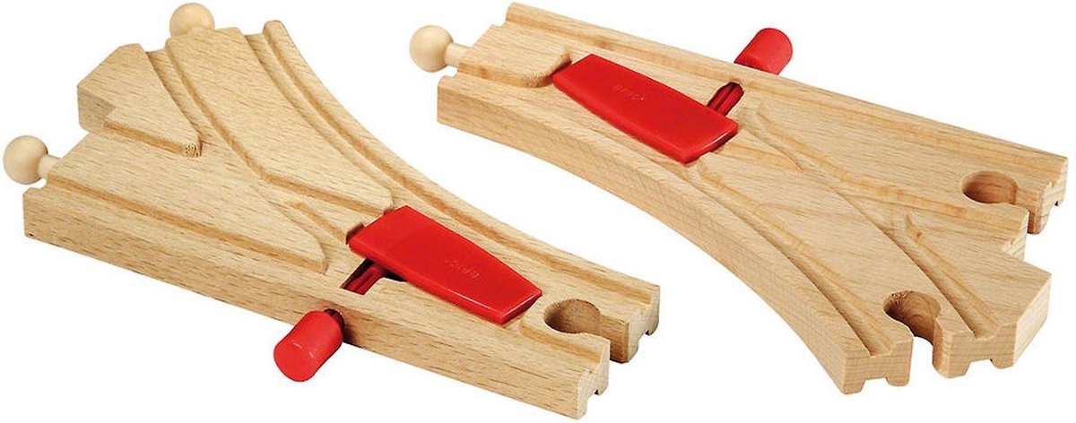 Aiguillages mécaniques de voie Brio - aiguillage de train pour extension - 33344