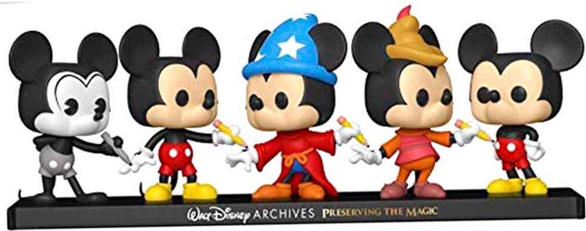 Funko pop! disney : pack de 5 - mickey mouse exclusif