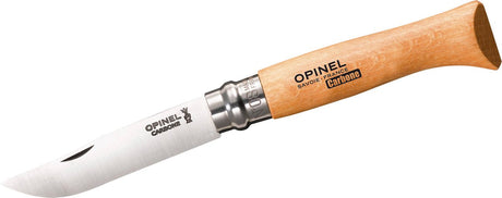 Couteau de poche Opinel n°8 - bois acier carbone - serrure virobloc - 19,5 cm