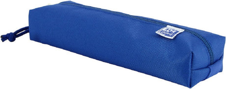 Trousse à crayons Oxford - bleu avec élastique - trousse à stylos rectangulaire 22cm - trousse à crayons garçons - trousse à crayons filles