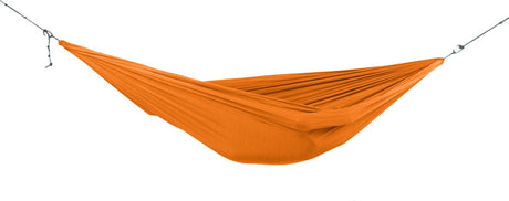 Ticket to the moon - hamac - hamac maison terre cuite orange (320 × 230 cm. tissu premium avec mousquetons 10kn. manches de hamac en cordes)