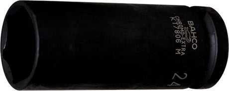 Bahco k7806m-24 douille à choc longue - 24mm - 1 2 (l=89mm)