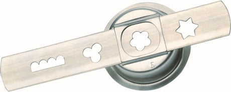 Embout à biscuits Westmark, 2 pièces, accessoire pour hachoir à viande 97522260 taille 8, acier inoxydable, argent, 14712270