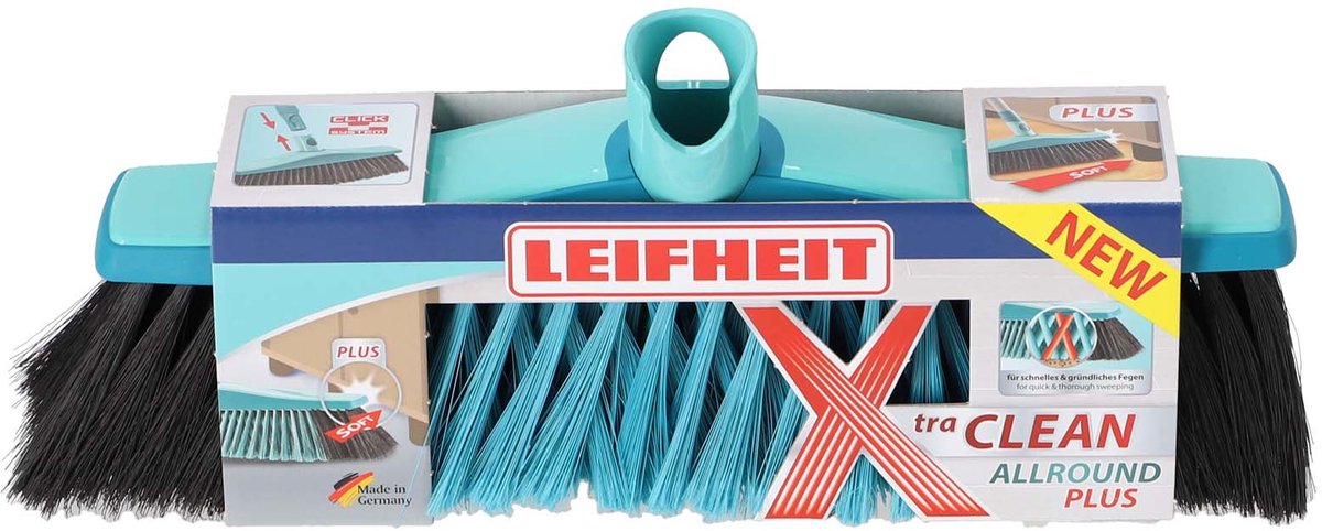 Leifheit 45004 xtra clean plus tête de balai polyvalente 30 cm | 2 pièces