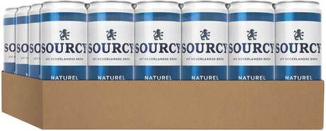 Canette naturelle d'eau minérale bleue Sourcy (24x33cl)