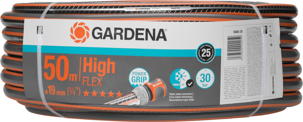 Tuyau d'arrosage Gardena Comfort Highflex 3 4 - 50 mètres - 19 mm