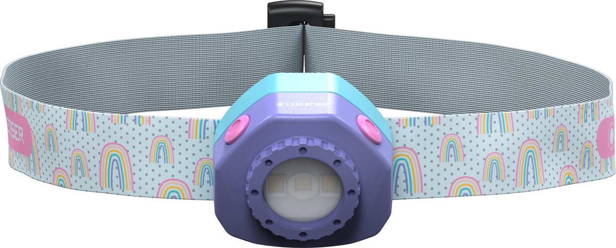 Ledlenser kidled4r violet - lampe frontale - rechargeable - 40 lumens - adapté aux enfants