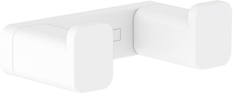 Hansgrohe addtoris porte-serviettes double blanc mat