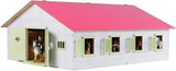 Globe pour enfants écurie rose avec 7 boxes, 1:24