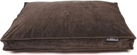 Lex max royal velvet - hondenkussen - boxbed - chocolate - 75x50cm