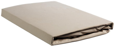 Ambiante - katoen - topper hoeslaken - 140x220 cm - taupe