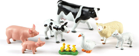 Ressources pédagogiques animaux de la ferme géants - mamans et bébés - à partir de 18 mois