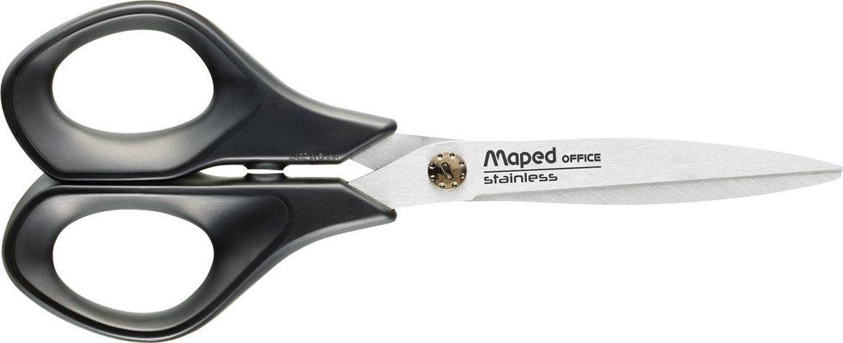 Maped office advanced ciseaux verts 17 cm - symétriques - noirs