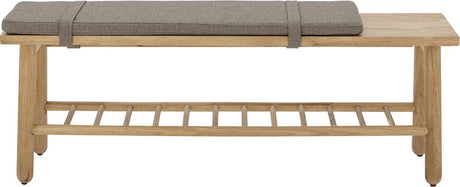 Bloomingville - banc lime - beige - bois d'hévéa