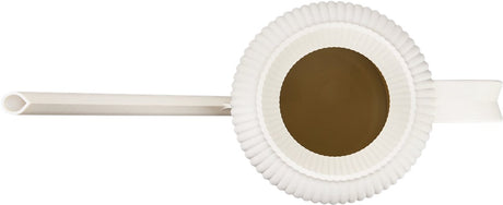 Elho vibes fold gieter 1.7ltr - gieter voor binnen - 100% gerecycled plastic - l25.2 x b7.4 x h21 - linnen wit