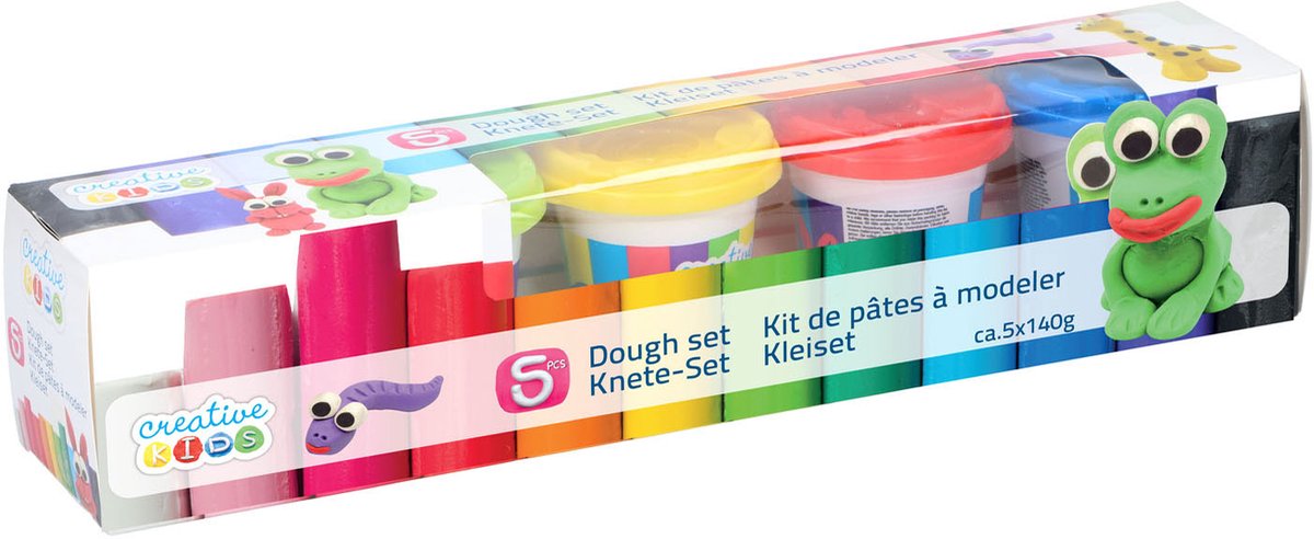 Speelklei - 5 pots en argile