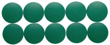 Aimant Maul rond 10 pièces 2,5 kg plastique ferrite bruchsicher erodiert lackiert ø 3,8 x 1,55 cm vert