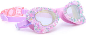 Bling2o lunettes de natation enfants - mouche - lunettes de plongée - anti-buée - protection UV - rose
