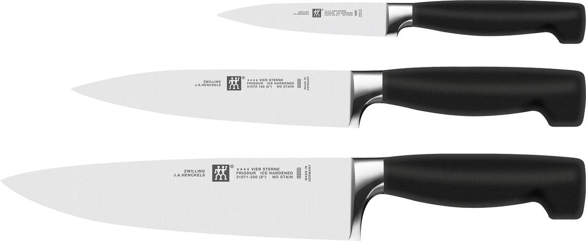 Ensemble de couteaux 3 pièces quatre étoiles Zwilling ****