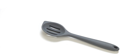 Cuillère culinaire basique avec fente - silicone - 27cm