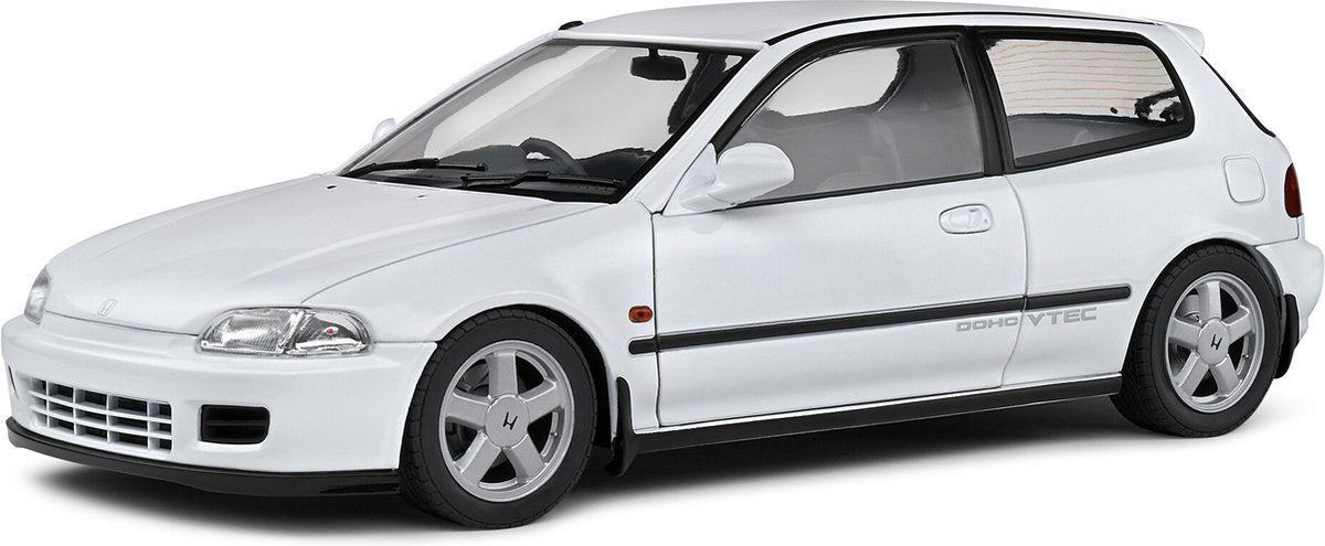 Solido honda civic eg6 modèle de voiture 1:18 blanc