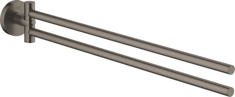 Porte-serviettes Grohe essentials - métal - graphite dur brossé (anthracite mat) - 40371al1