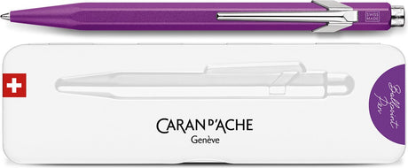 Caran d'ache colormat-x stylo à bille violet (violet)