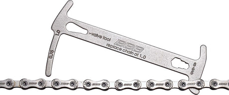 Bbb cycling kettingmeter – slijtagemeter fietsketting – inclusief kettinghaak tool – chainchecker - btl-125