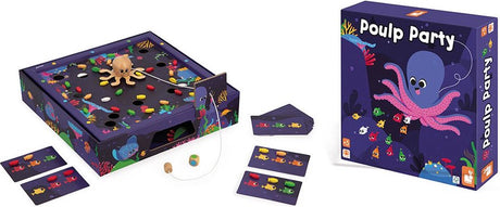 Janod - jeu - poulp party - jeu de pêche au poulpe
